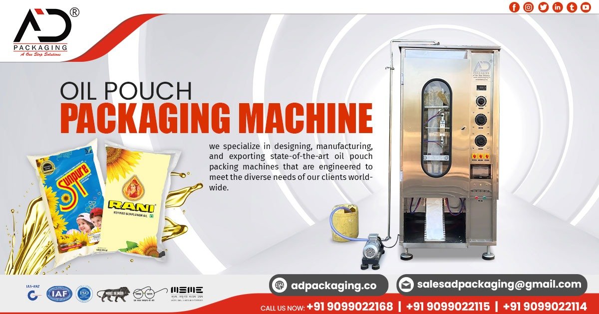 Automatic Oil Pouch Packing Machine in Maharashtra
