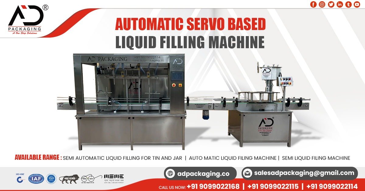 Automatic Servo-Based Liquid Filling Machine in Punjab