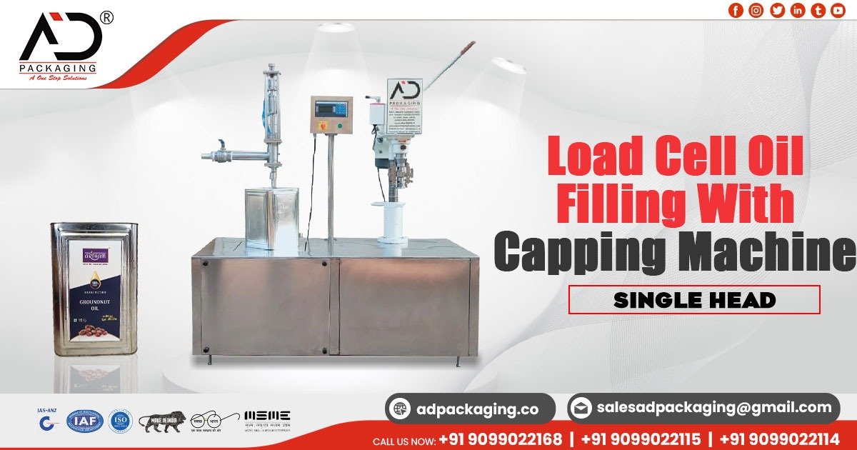 Load Cell Oil Filling with Capping Machine in Rajasthan