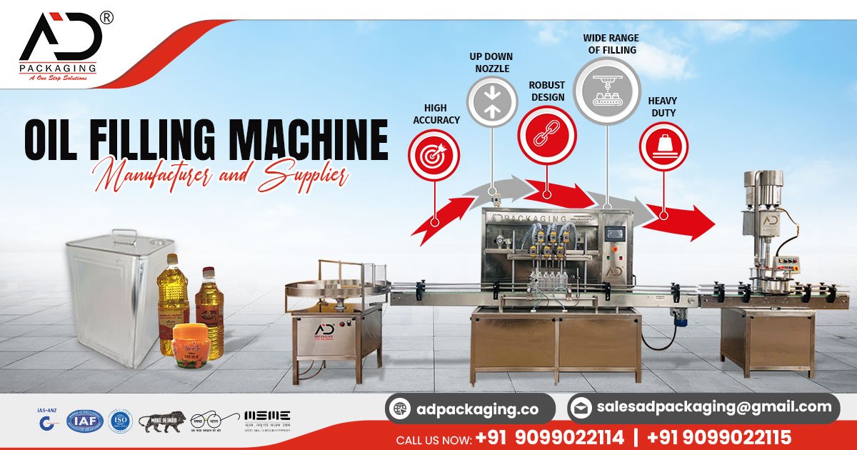 Supplier of Oil Filling Machine in Uttar Pradesh