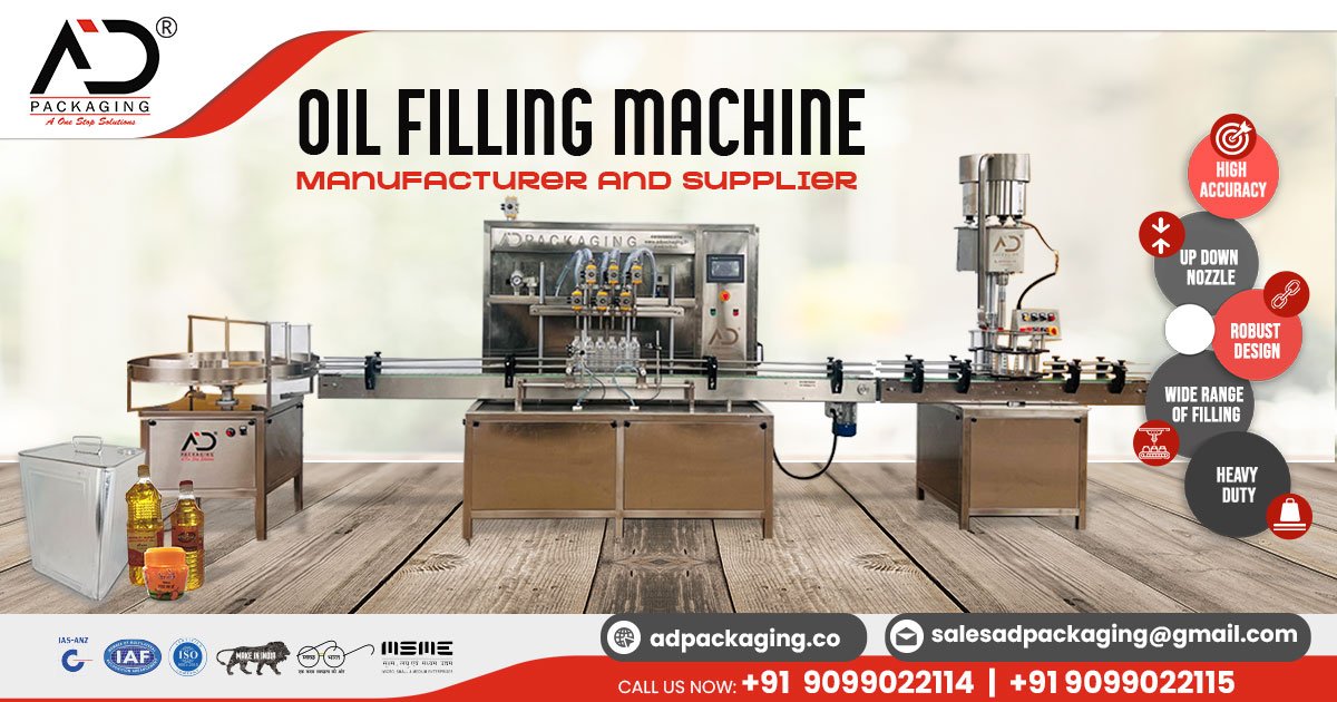 Supplier of Oil Filling Machine in Gujarat