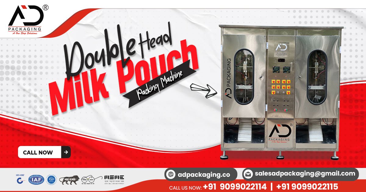 Double Head Milk Pouch Packaging Machine in Punjab