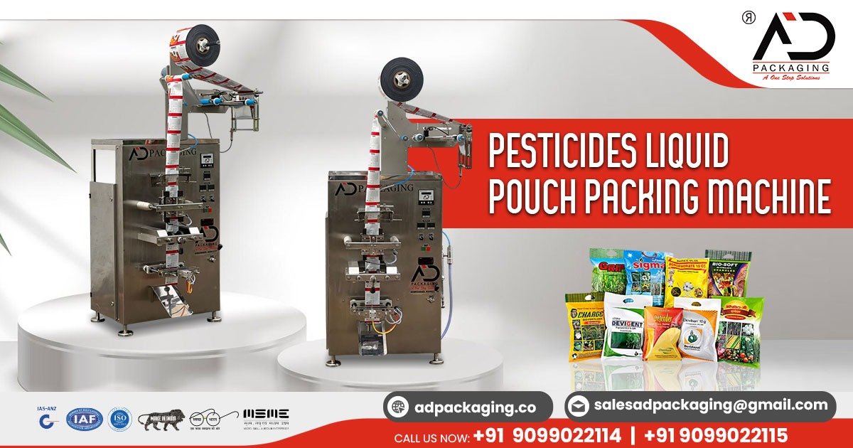 Pesticides Liquid Pouch Packing Machine in Gujarat