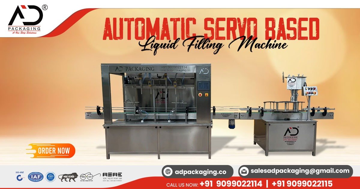 Automatic Servo Based Liquid Filling Machine in Bihar