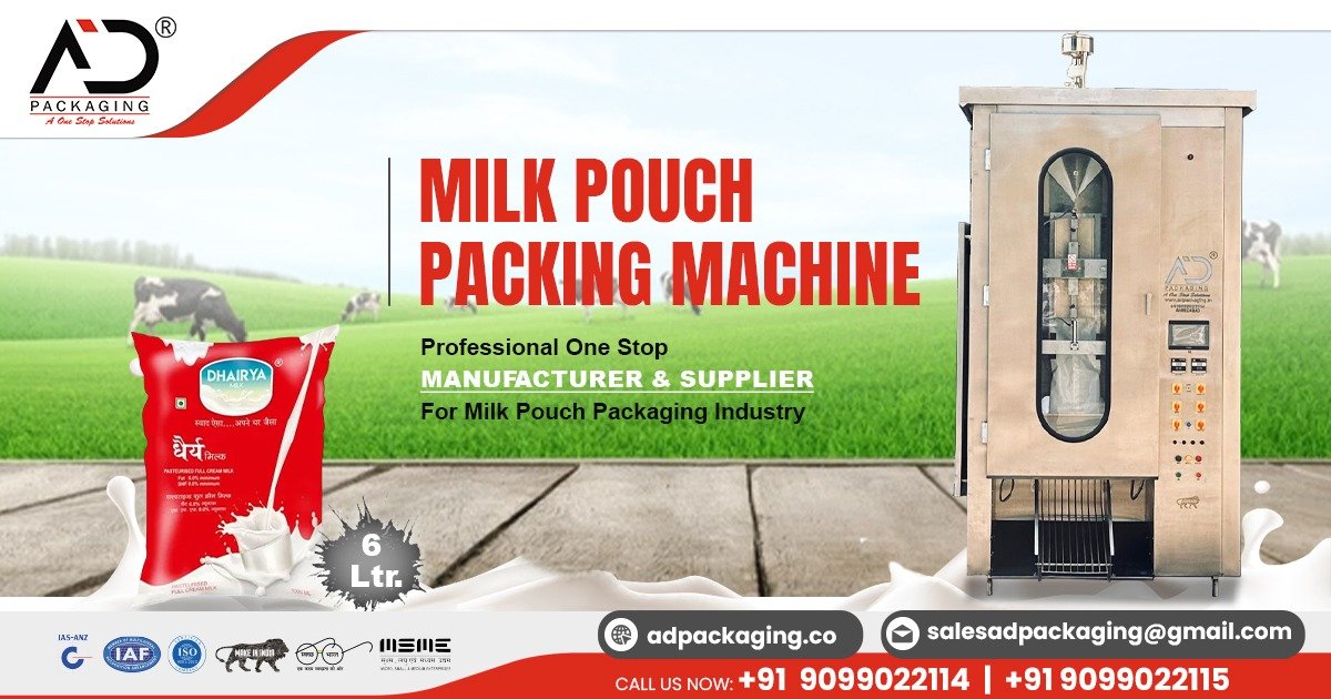 Supplier of Milk Pouch Packaging Machine in Rajasthan