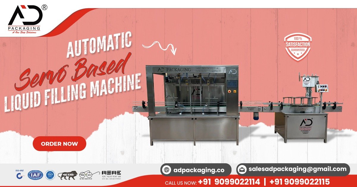 Automatic Servo Based Liquid Filling Machine in Kerala