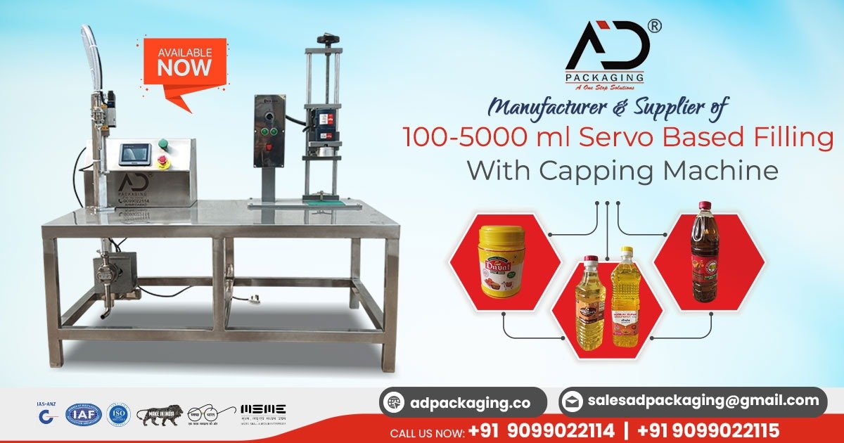 Servo-Based Filling and Capping Machine in Bihar