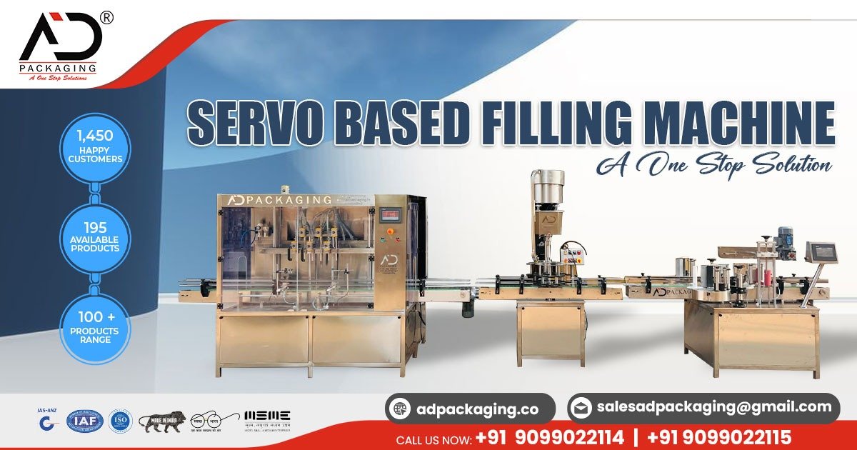 Servo Based Liquid Filling Machine in Bhopal