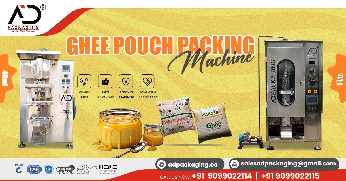 Ghee Pouch Packing Machine in Kolhapur