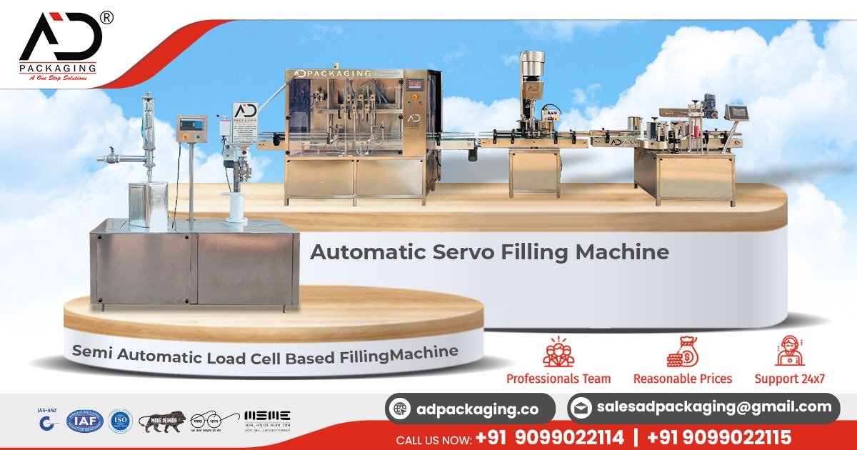 Automatic Servo Filling and Semi Automatic Load Cell Based Filling Machine in Maharashtra