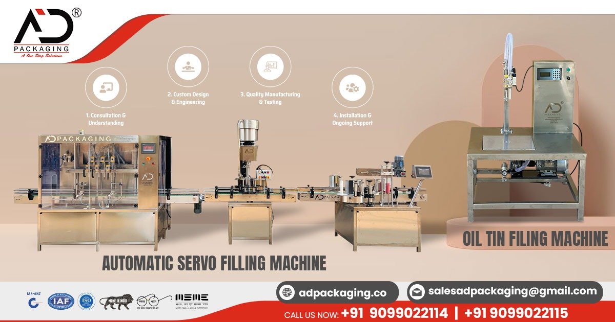 Servo Filling Machine and Tin Filling Machine in Hyderabad