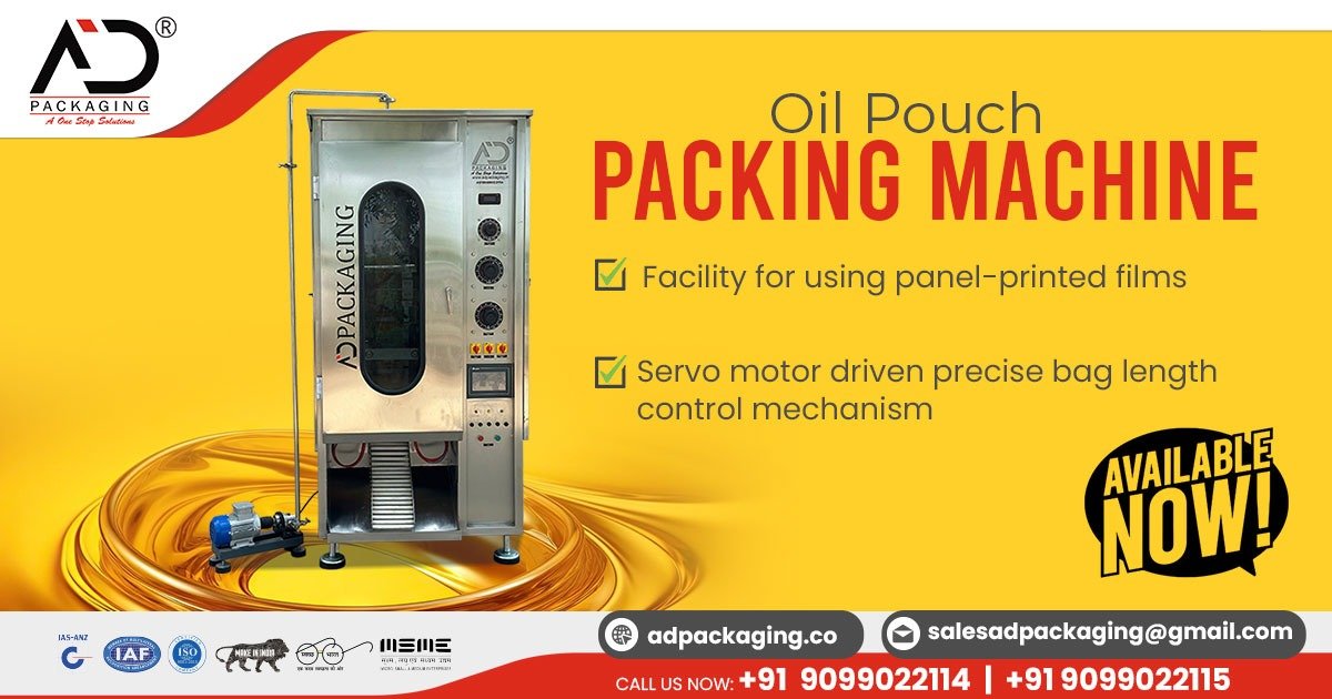 Oil Pouch Packaging Machine in Solapur