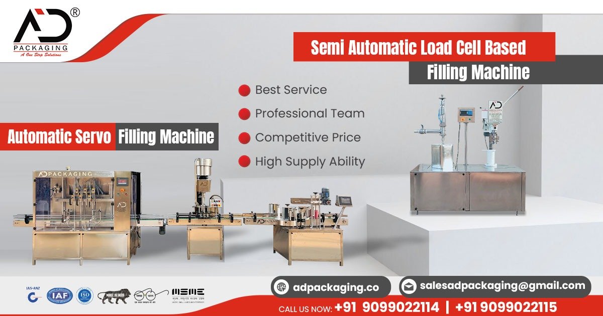 Semi Automatic Load Cell Based Filling Machine in Bhopal